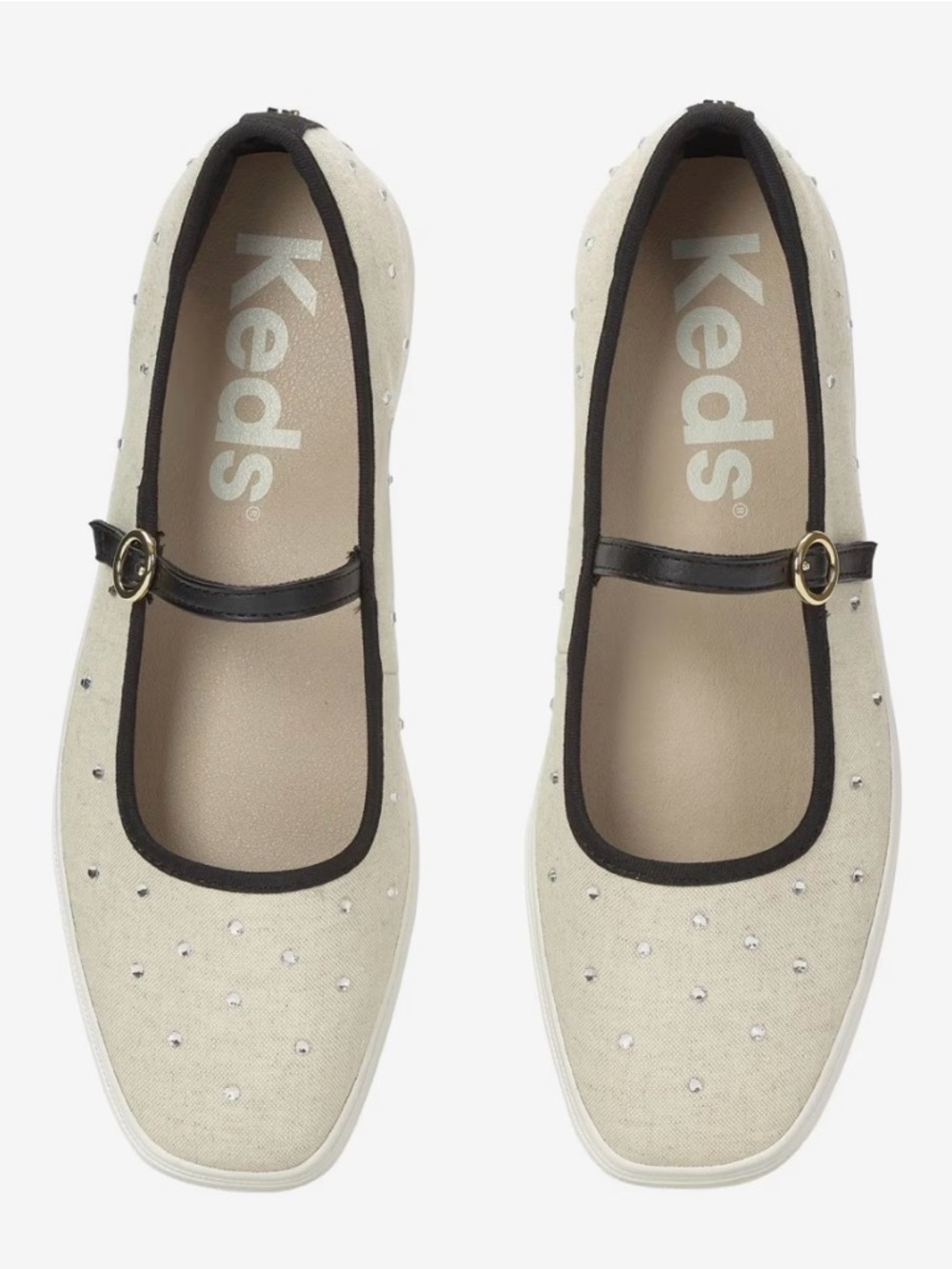 Keds Square Toe Mary Jane Woven